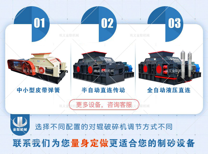 液壓對輥制砂機型號參數、市場價位多少？